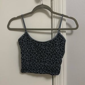 Nikibiki Blue Cheetah Tank Top